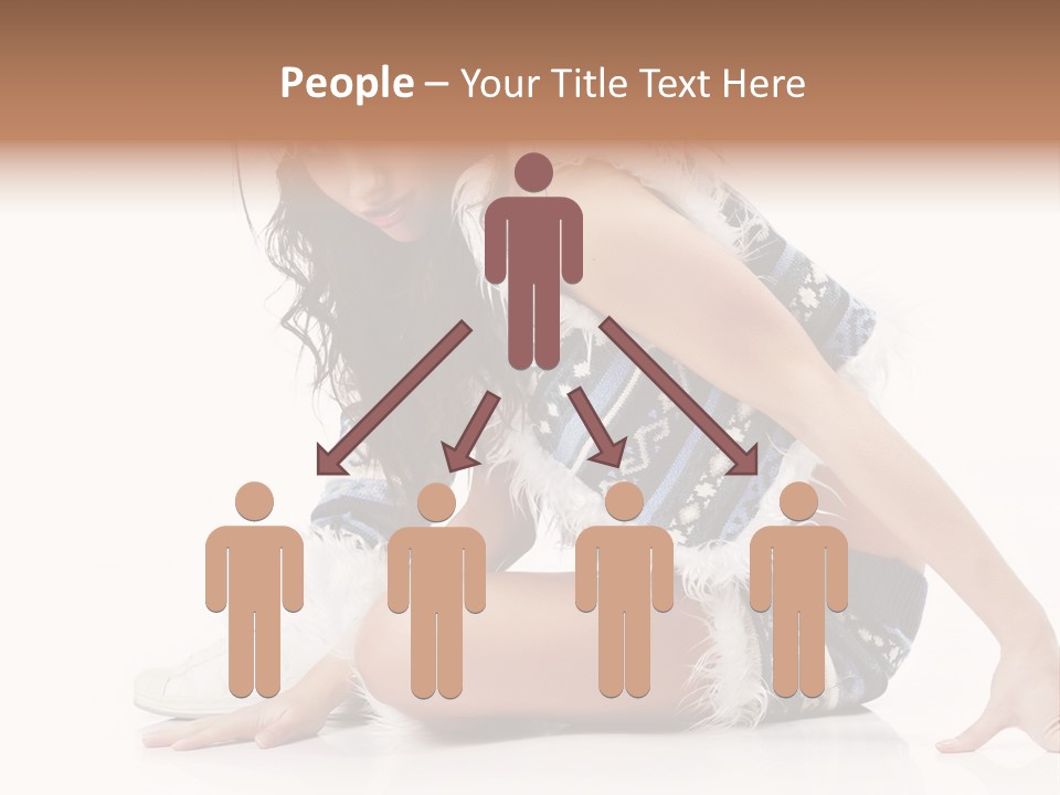 Fashion Caucasian Color PowerPoint Template