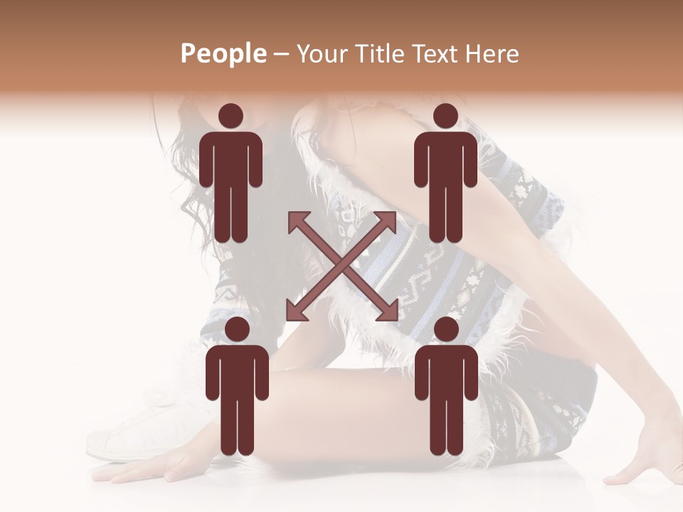 Fashion Caucasian Color PowerPoint Template