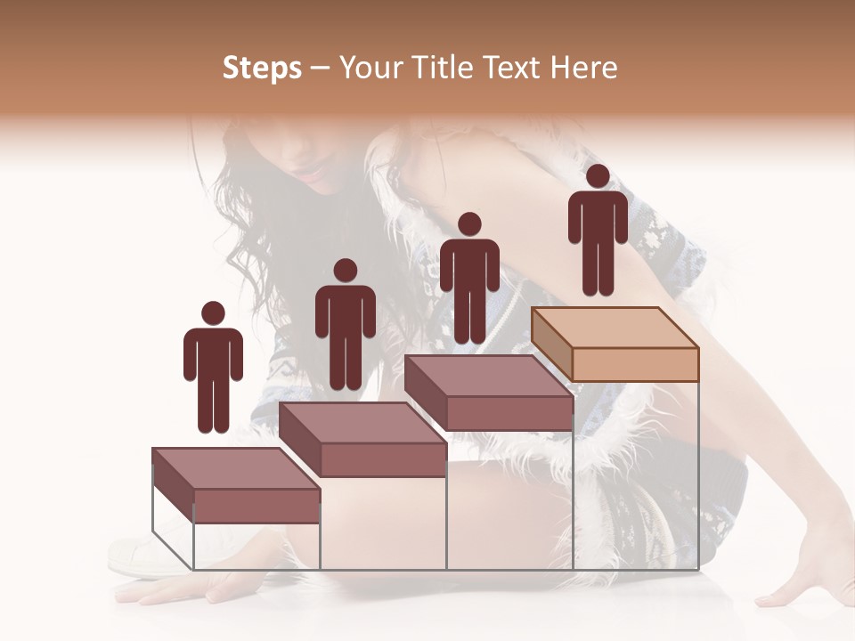 Fashion Caucasian Color PowerPoint Template