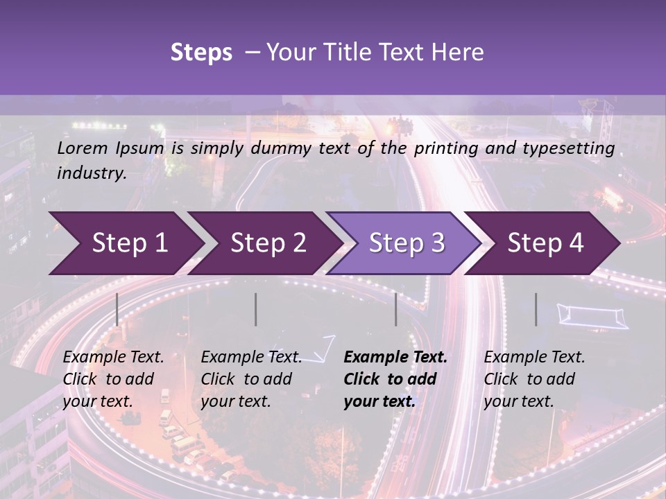 Hd Wallpapers Roads PowerPoint Template