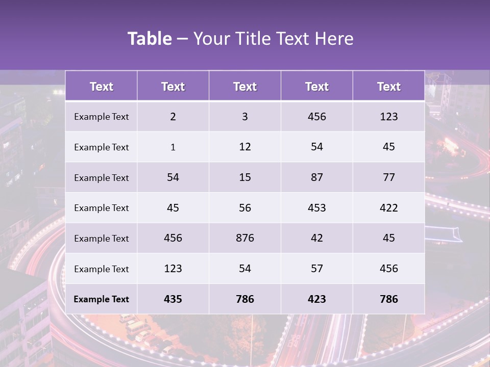 Hd Wallpapers Roads PowerPoint Template