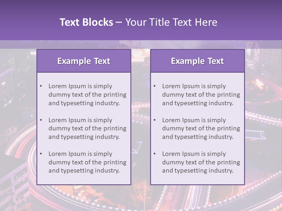 Hd Wallpapers Roads PowerPoint Template