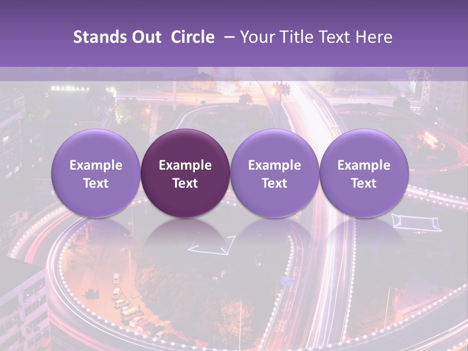 Hd Wallpapers Roads PowerPoint Template