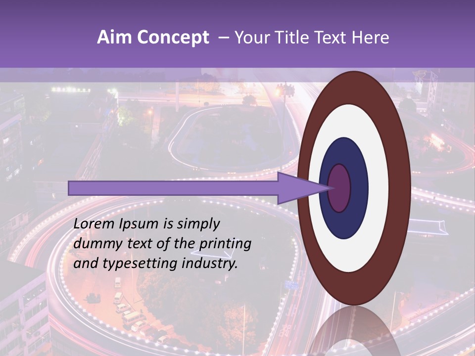 Hd Wallpapers Roads PowerPoint Template