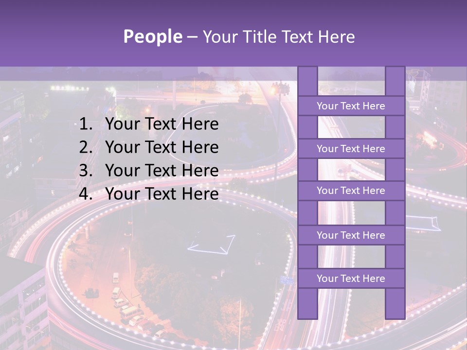 Hd Wallpapers Roads PowerPoint Template