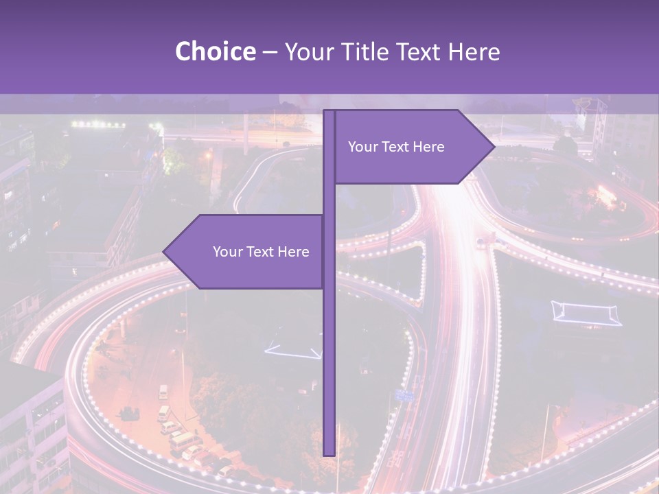 Hd Wallpapers Roads PowerPoint Template