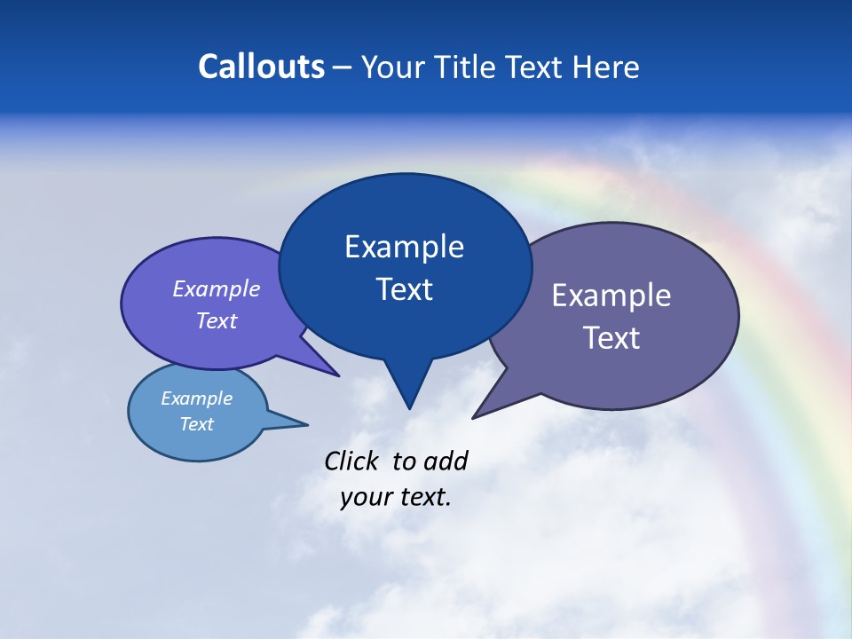 Violet Color Peace PowerPoint Template