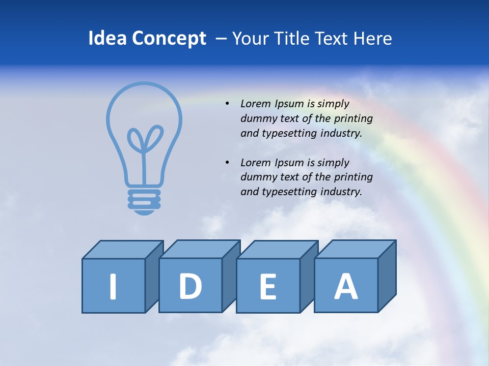 Violet Color Peace PowerPoint Template