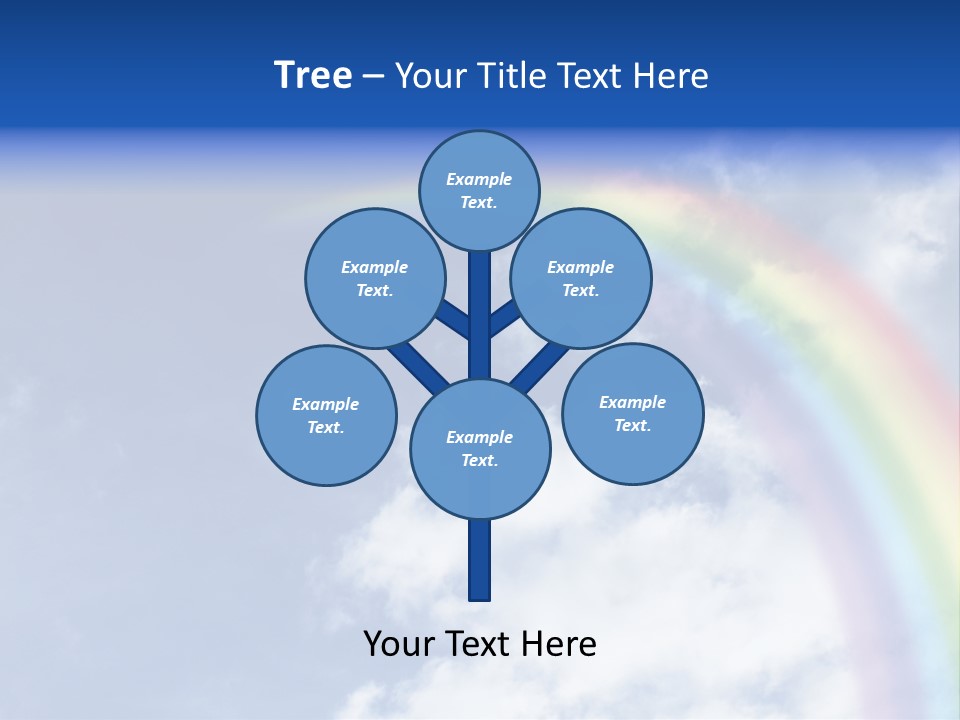 Violet Color Peace PowerPoint Template