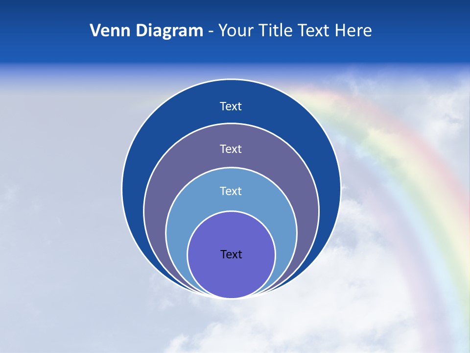 Violet Color Peace PowerPoint Template