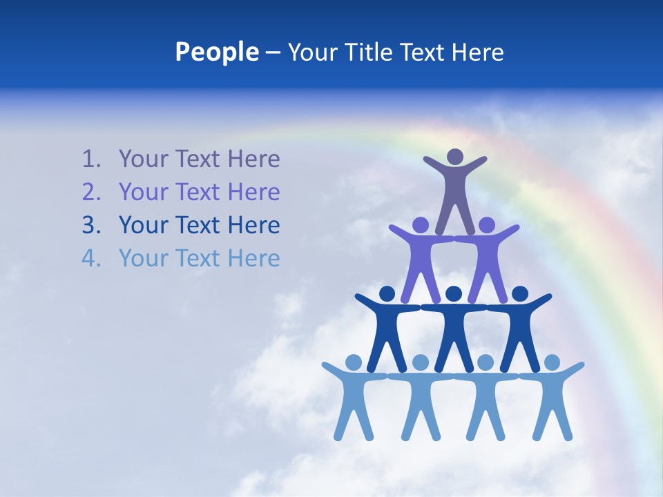 Violet Color Peace PowerPoint Template