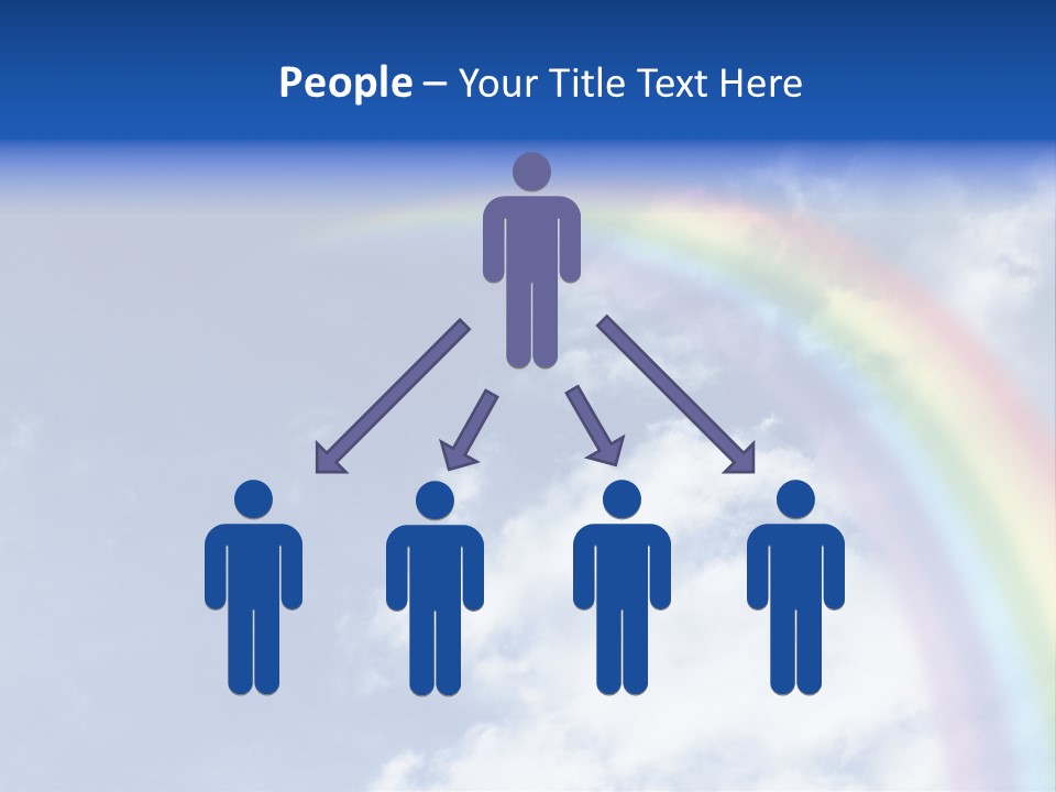 Violet Color Peace PowerPoint Template