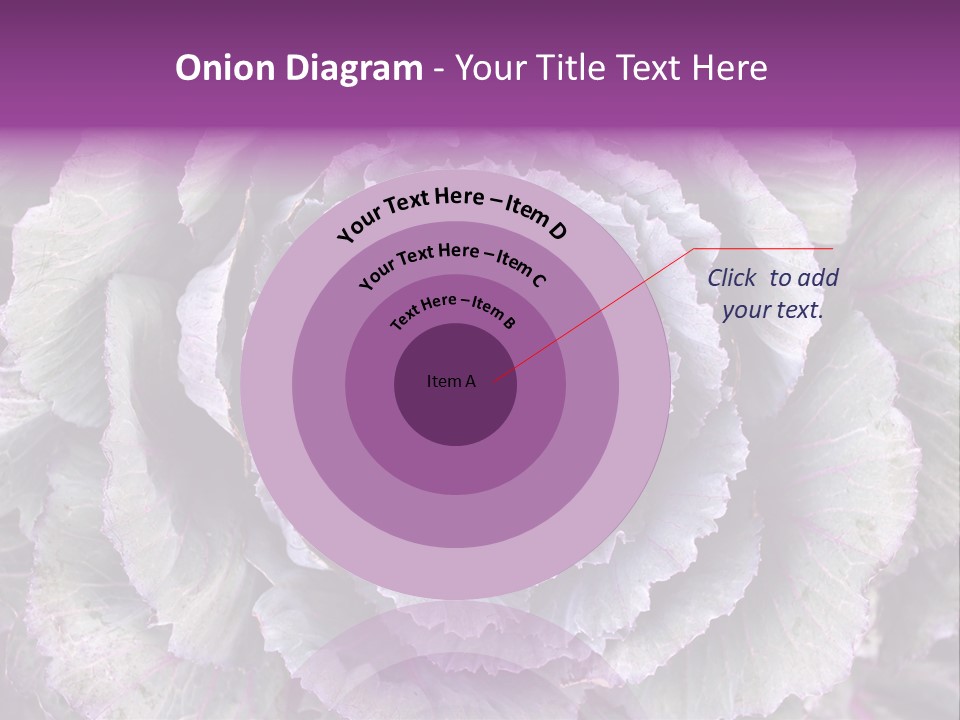 Ornamental Cabbage White PowerPoint Template