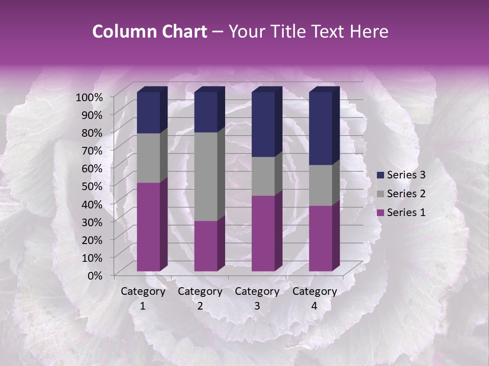 Ornamental Cabbage White PowerPoint Template