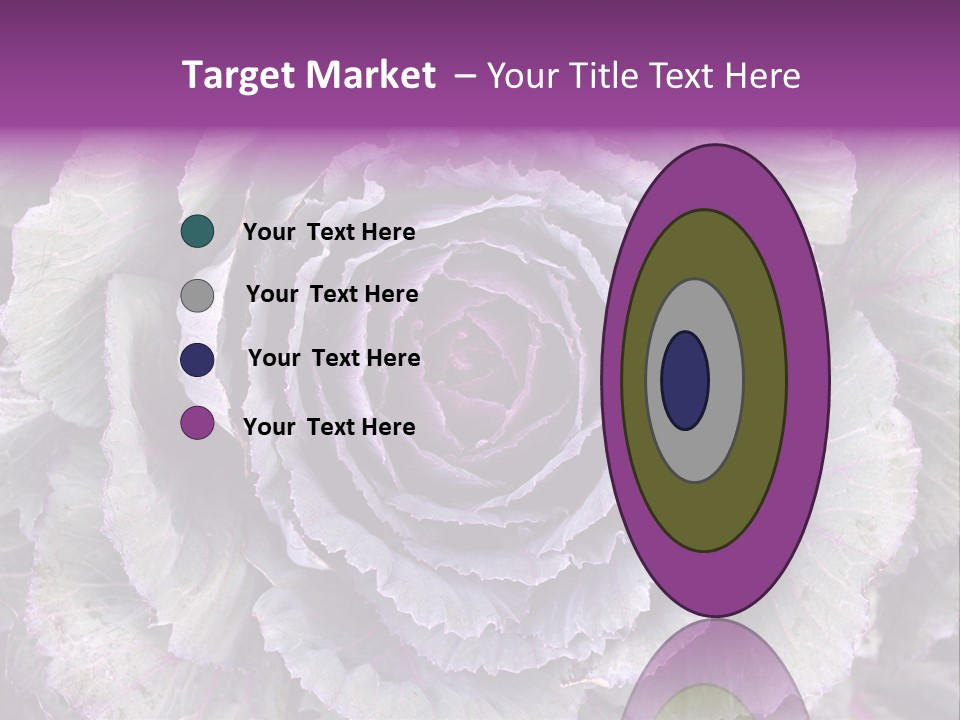 Ornamental Cabbage White PowerPoint Template