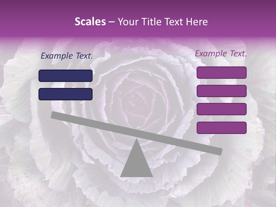 Ornamental Cabbage White PowerPoint Template