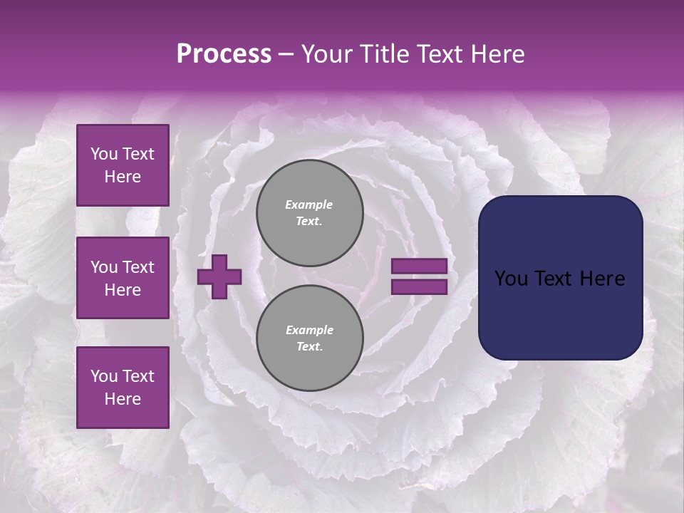 Ornamental Cabbage White PowerPoint Template
