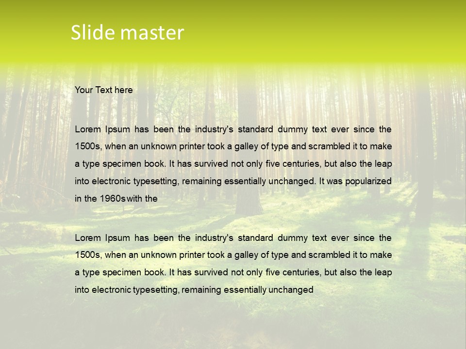 Beautiful Scenery PowerPoint Template
