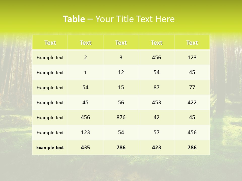 Beautiful Scenery PowerPoint Template
