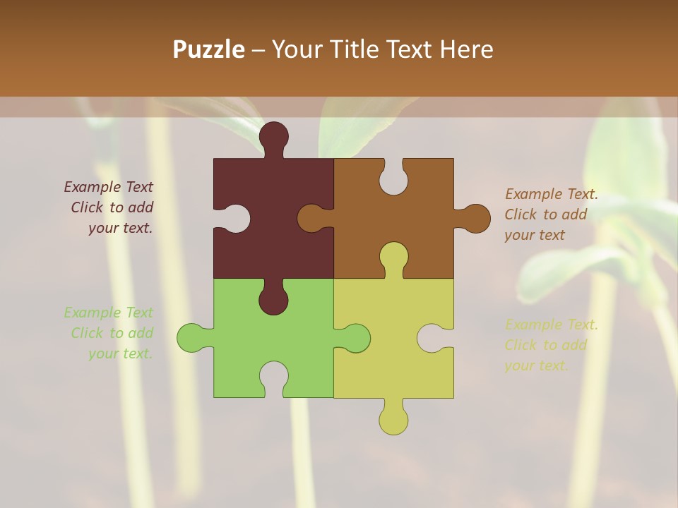 Sprout Plant Seed PowerPoint Template