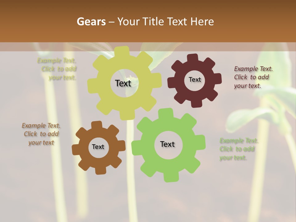 Sprout Plant Seed PowerPoint Template