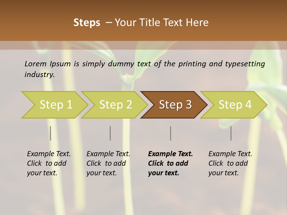 Sprout Plant Seed PowerPoint Template