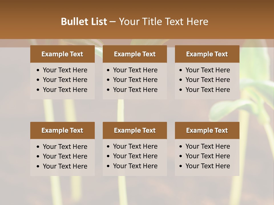 Sprout Plant Seed PowerPoint Template