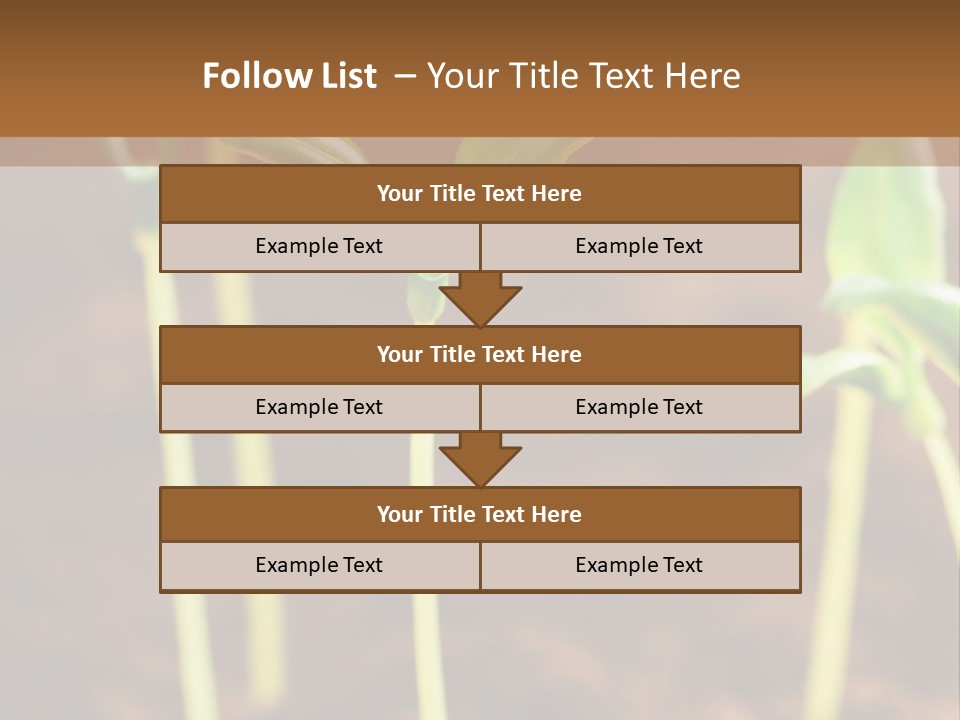 Sprout Plant Seed PowerPoint Template
