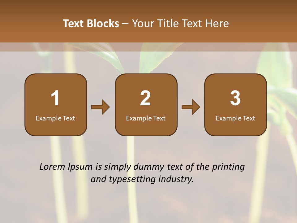 Sprout Plant Seed PowerPoint Template