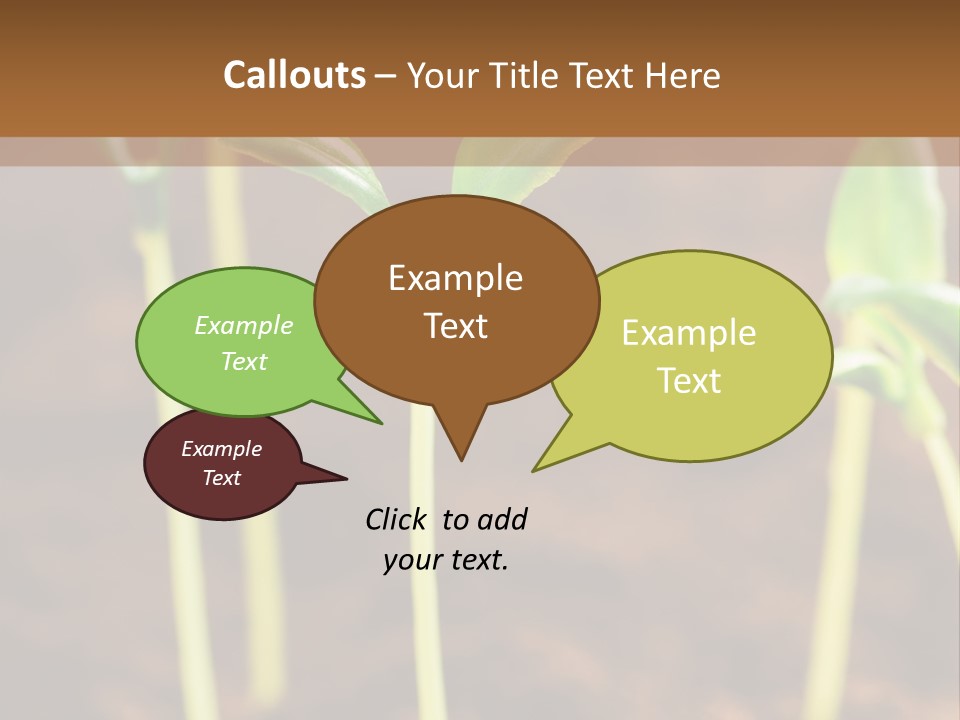 Sprout Plant Seed PowerPoint Template
