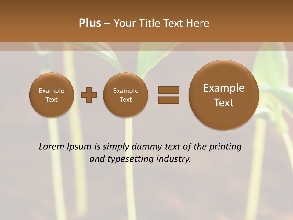Sprout Plant Seed PowerPoint Template
