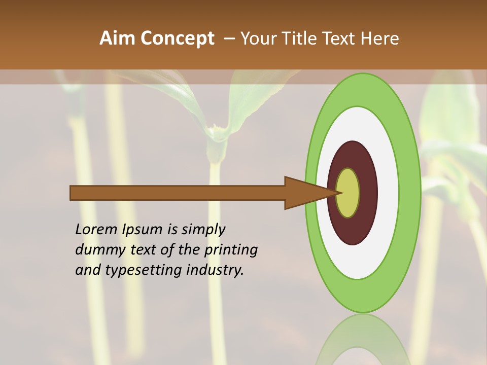 Sprout Plant Seed PowerPoint Template