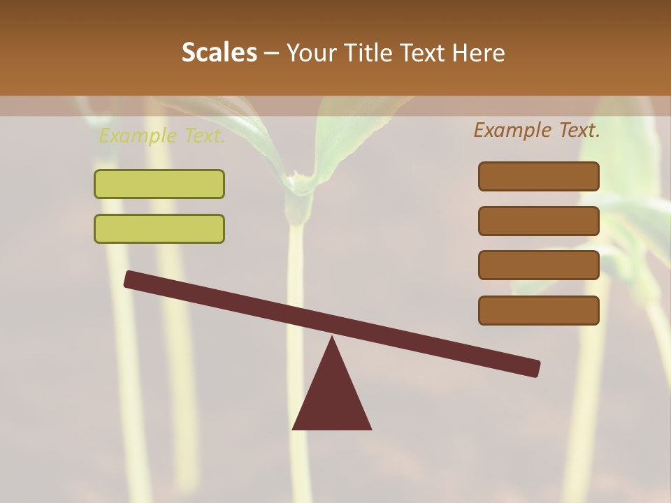 Sprout Plant Seed PowerPoint Template
