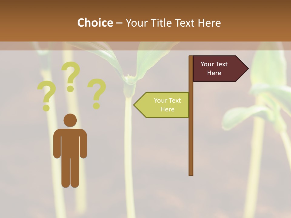 Sprout Plant Seed PowerPoint Template