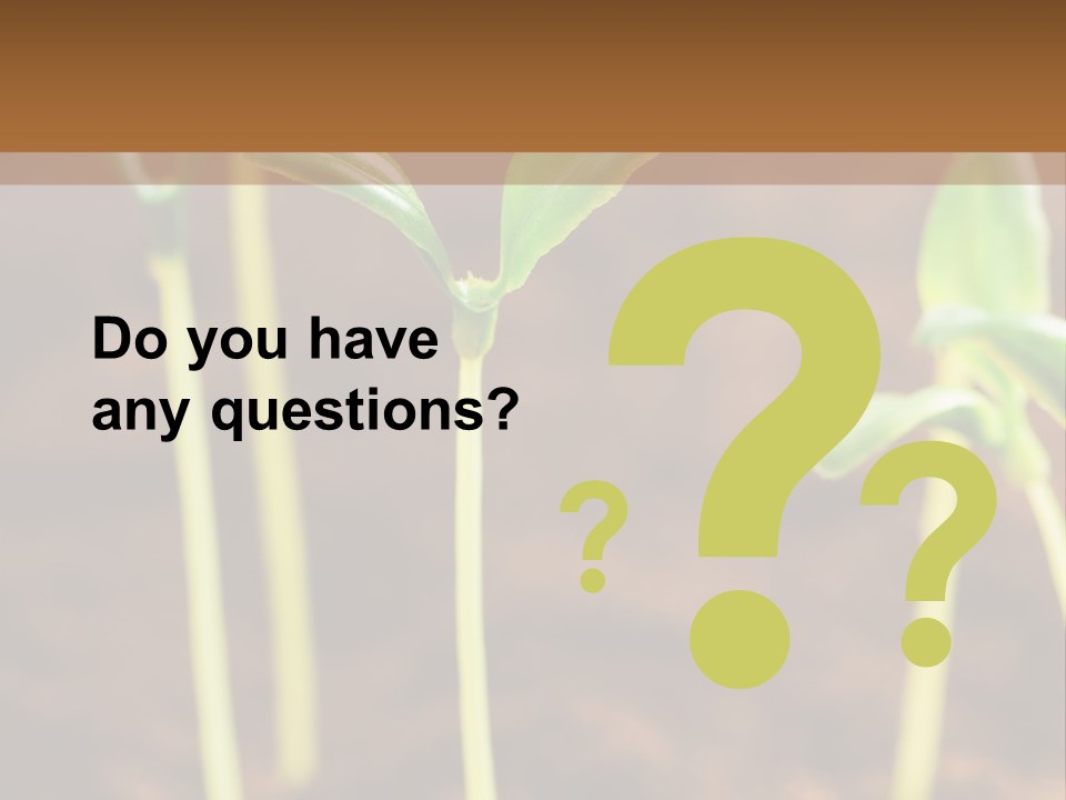 Sprout Plant Seed PowerPoint Template