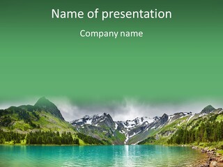 Lake Mountain PowerPoint Template