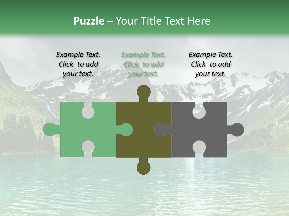 Lake Mountain PowerPoint Template