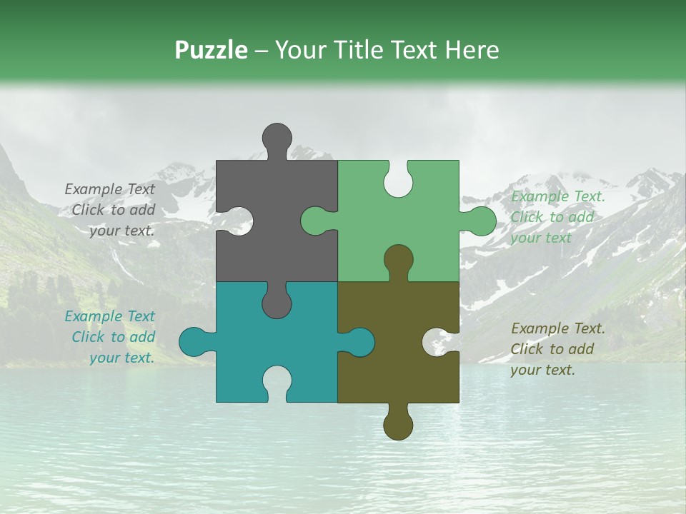 Lake Mountain PowerPoint Template