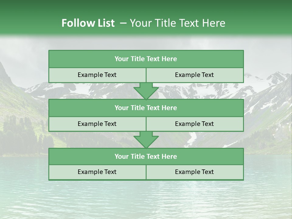 Lake Mountain PowerPoint Template