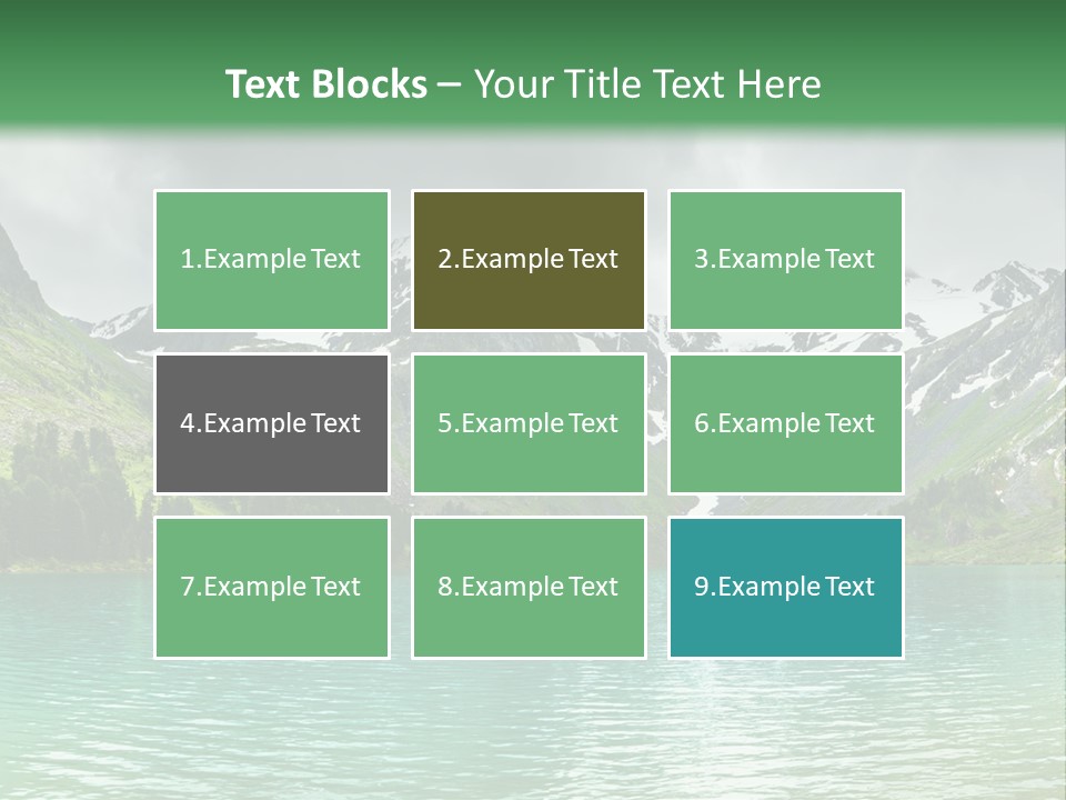 Lake Mountain PowerPoint Template