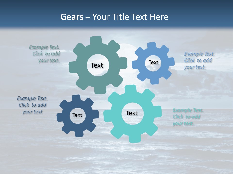 Blue Moon PowerPoint Template