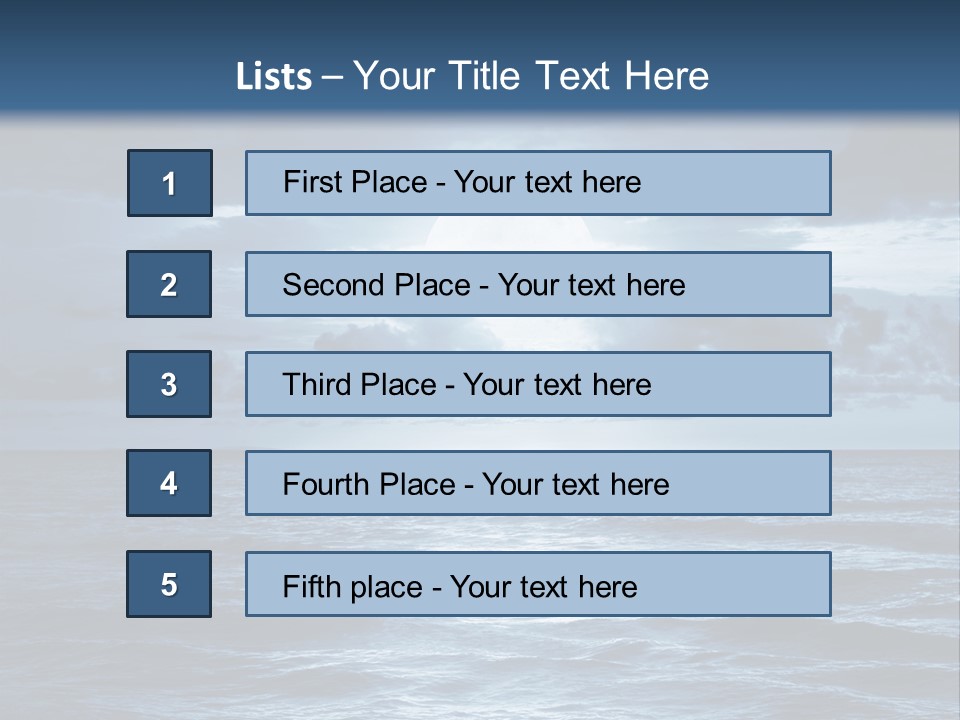 Blue Moon PowerPoint Template