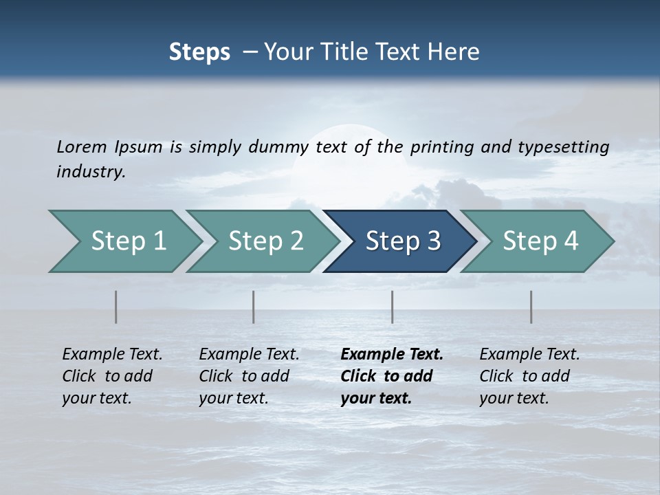 Blue Moon PowerPoint Template