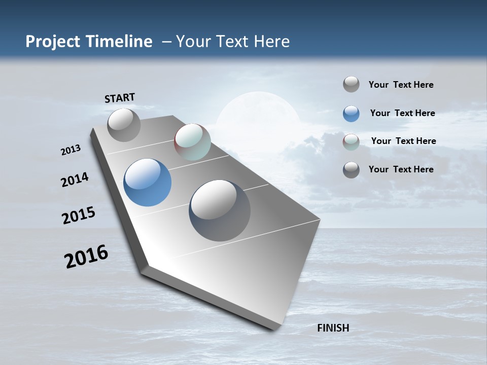 Blue Moon PowerPoint Template