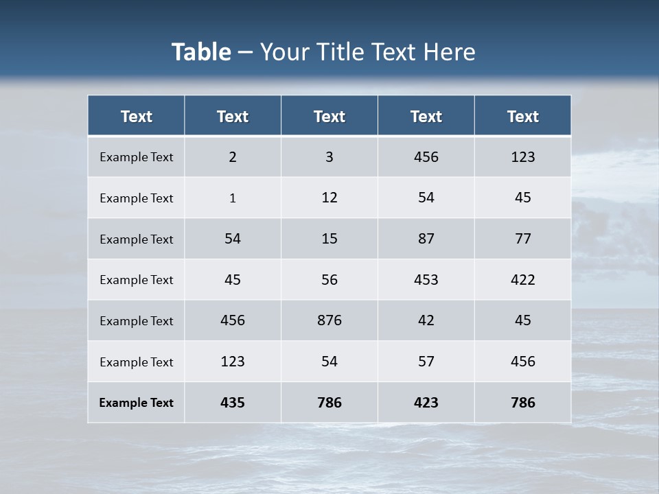 Blue Moon PowerPoint Template
