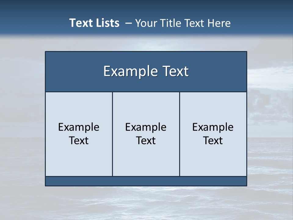Blue Moon PowerPoint Template