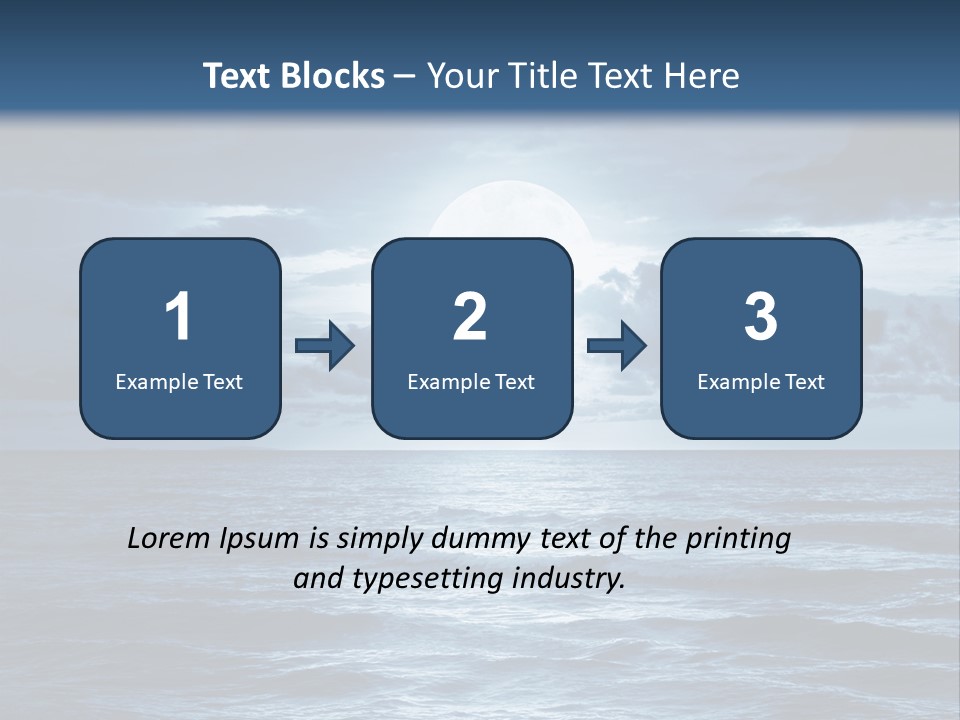 Blue Moon PowerPoint Template