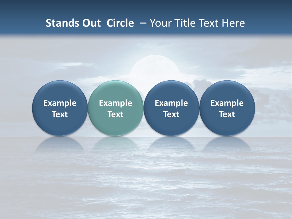 Blue Moon PowerPoint Template