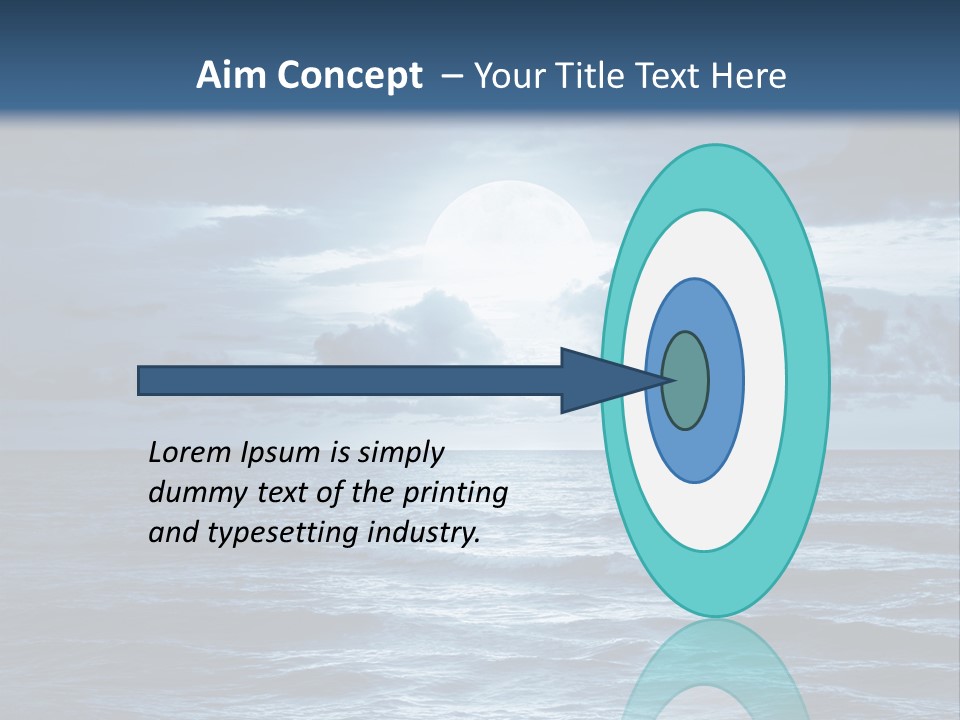 Blue Moon PowerPoint Template