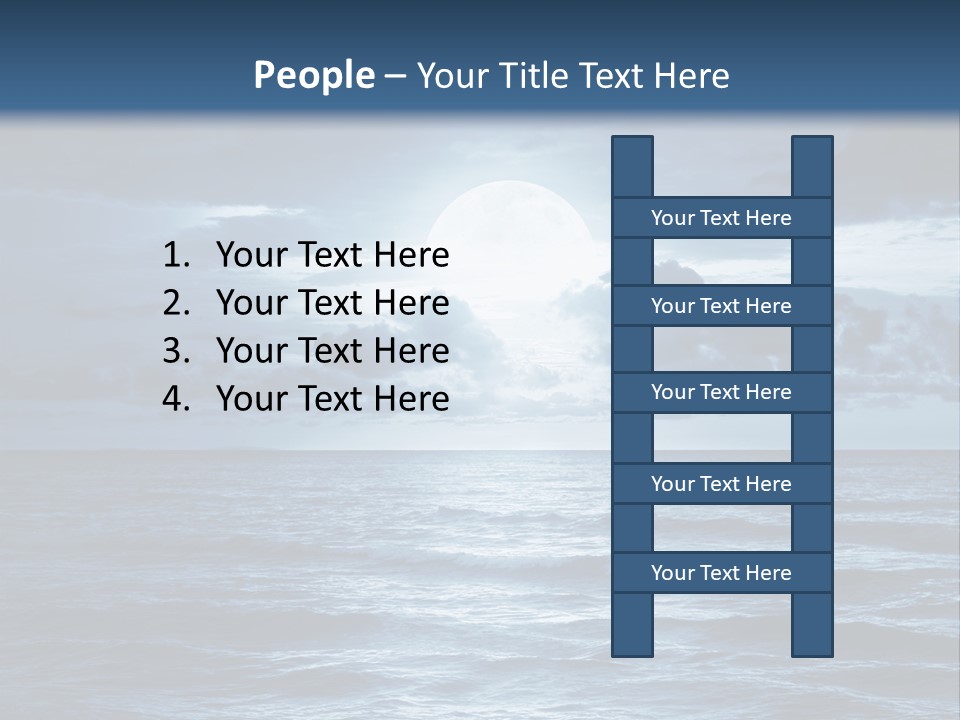 Blue Moon PowerPoint Template